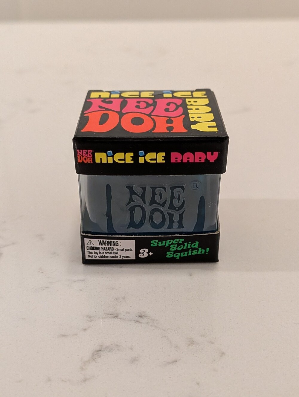 NeeDoh Nice Ice Baby Super Solid Squish - Blue